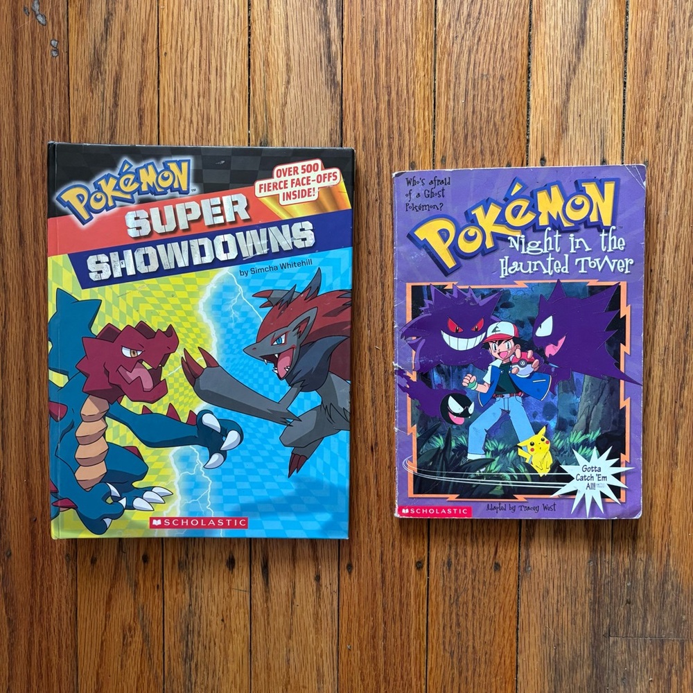 Pokémon Super Showdowns and Night in the Haunted Tower Book Set